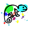 Buntes Chamäleon