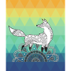Mandala Fox Design Illustration