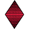 Rhombus form strokes pattern many lines
