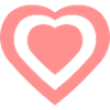 Coeur rose