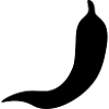 Chilli vector outline