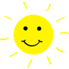 Fröhliche Sonne