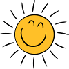 Smiling happy Sun