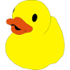 Ente, Quietscheente, Badeente, Popart Ente