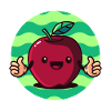 cute apple, fruit fruit vitamins