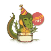 BIRTHDAY DINOSAUR