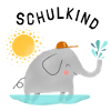 Schulkind Elephant | Schulbeginn Geschenkidee