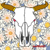 Flower skull