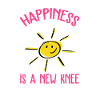 Nouveau genou bionique récupération Heureux
