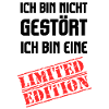 I'm not bothered, Limited Edition