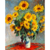 Claude Monet - Sunflowers. 1880th