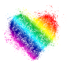 Rainbow heart <3