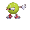 Dabbing Tennis Ball Tennis