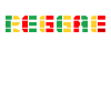 Reggae Farbblock Logo