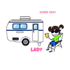 Camping Lady