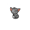 Chat design pour filles