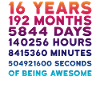 16 ans
