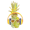 Pineapple pineapple funny sunglasses summer