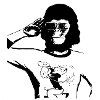Chimp Salute