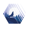 Howling Wolf Hexagon Wilderness