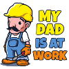 Mon père est au travail
