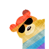 Panda Bear Retro