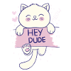 MEOW HEY DUDE