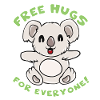 Koala hug