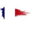 France Flag Brush Pride