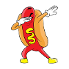 Tamponner hot dog