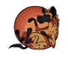 Cartoon hyena