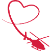 Helicopter Love Heart Looping