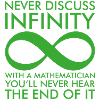 Infinity Symbol Mathematics Saying Gift