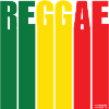 Reggae Farbblock Banner