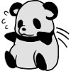 Get up! Panda