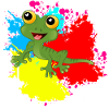 Geko lizard frame gift