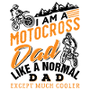 Papa de motocross