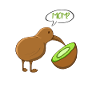 Kiwi Bird Fruit