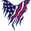foulard americain drapeau 0