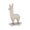 Llama skateboard