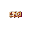 420 retro logo