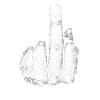 Mittelfinger Stinkefinger