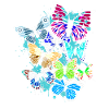 Bunte Schmetterlinge