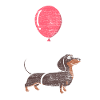 Dachshund Balloon