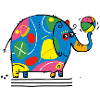 Der bunter Elefant