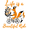 Fahrrad Radfahren Radfahrer Fuchs Geschenk