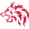wolf head tribal 2