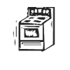 Stove oven kitchen cooking