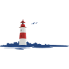 paysage maritime avec phare
