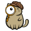 Loupe chat détective
